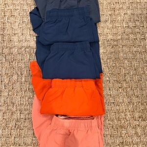 Patagonia Kids Navy, Orange, and Pink Shorts - 5 pairs